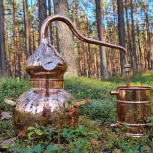 Distiliavimo aparatas - alembikas, 3L, su sieteliu