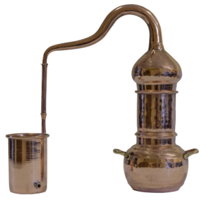 Koloninis alembikas, 1L, su sieteliu